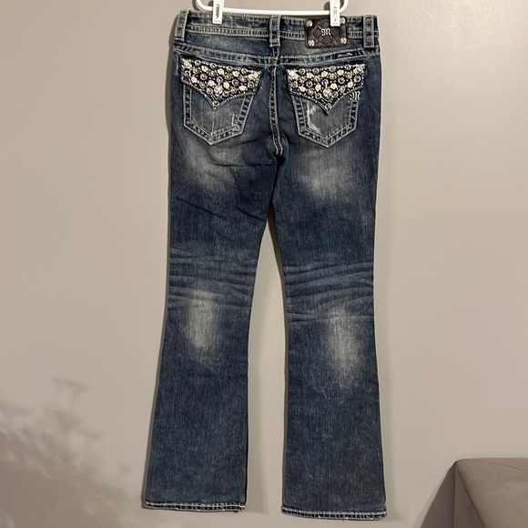 Miss Me Mid Rise Boot Cut Jeans, Size 28 - Picture 4 of 8